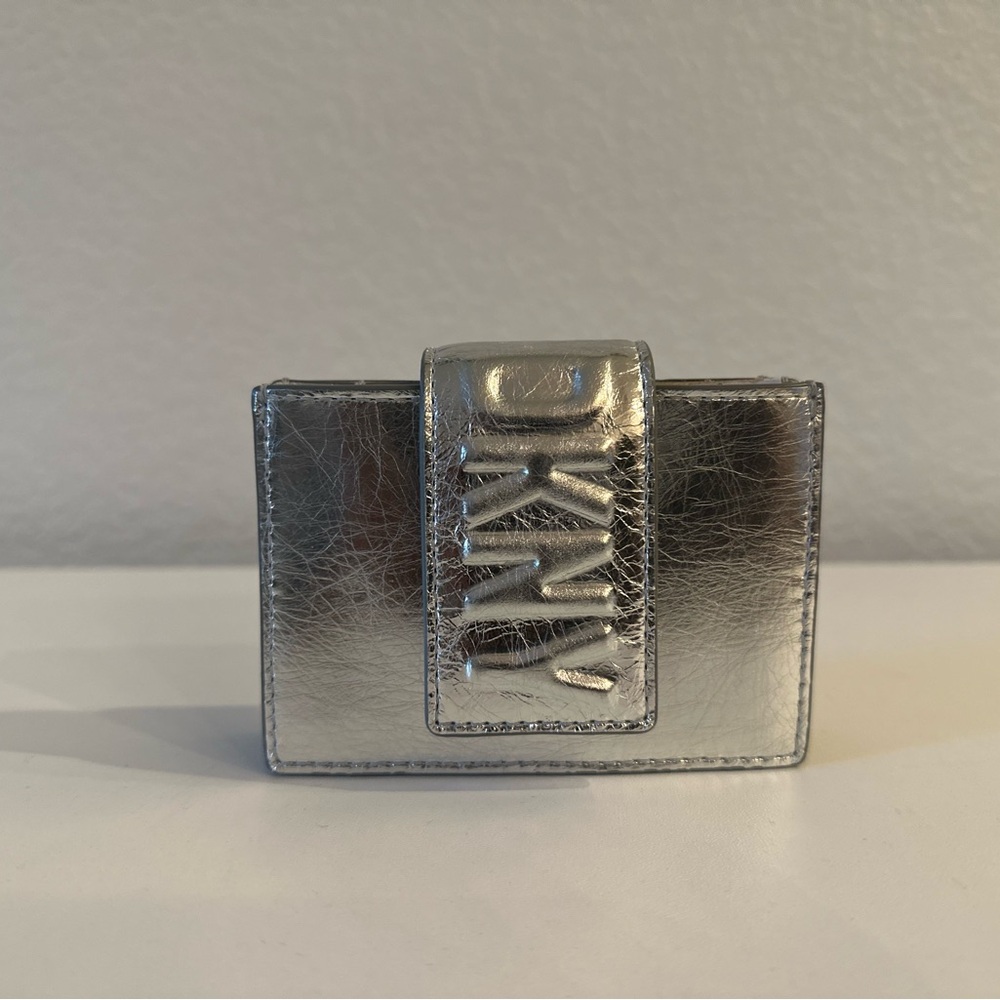 Metallic Dkny card holder Wallet